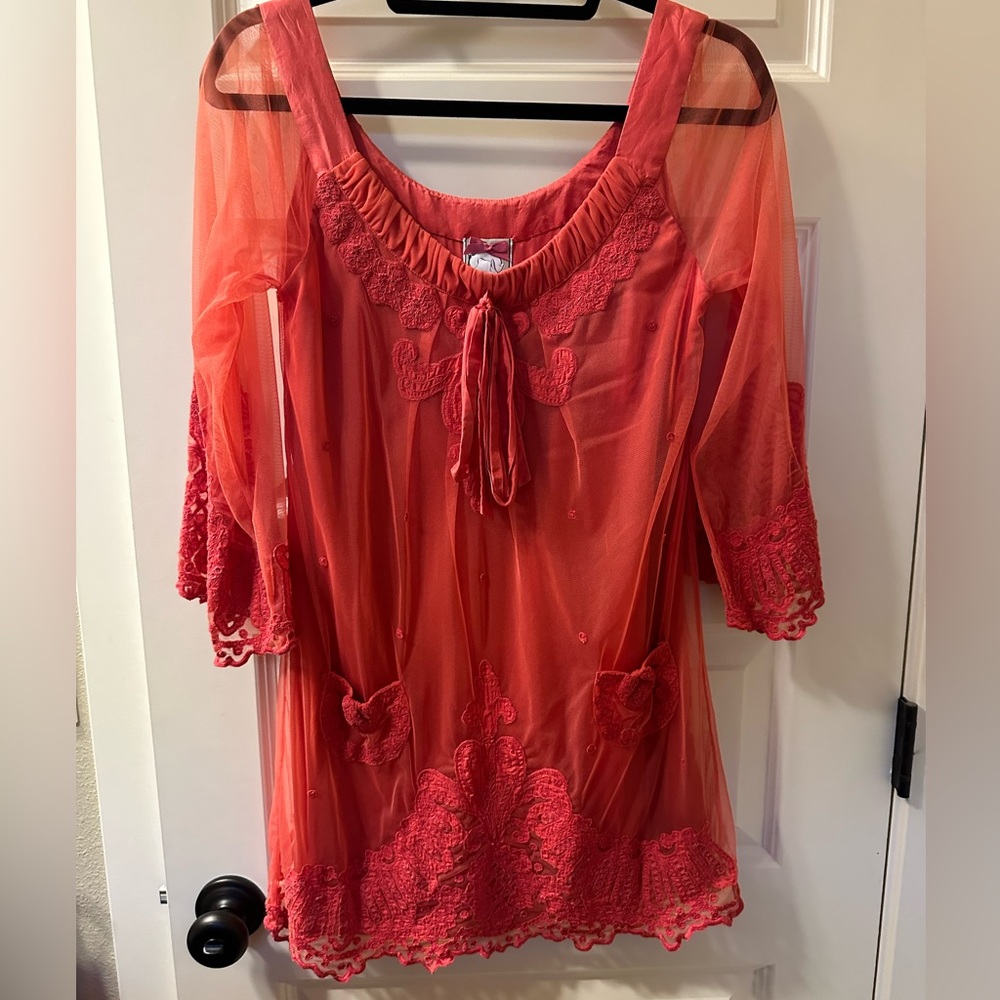 Yoana Baraschi as seen on Paris Hilton dress